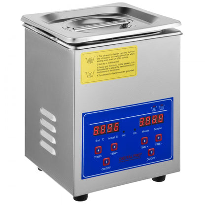 010236082722 - 2L 304 Stainless Steel Ultrasonic Cleaner for Jewelry & Tools