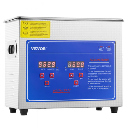 010234521936 - VEVOR 2.85L Ultrasonic Cleaner for Precision Jewelry & Engine Parts