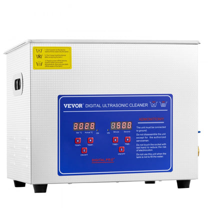 010392924762 - 10L VEVOR Ultrasonic Cleaner with 240W Power