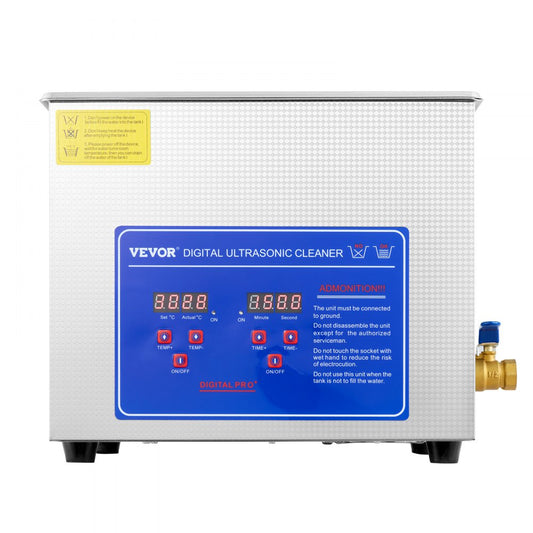 010392924762 - 10L VEVOR Ultrasonic Cleaner with 240W Power