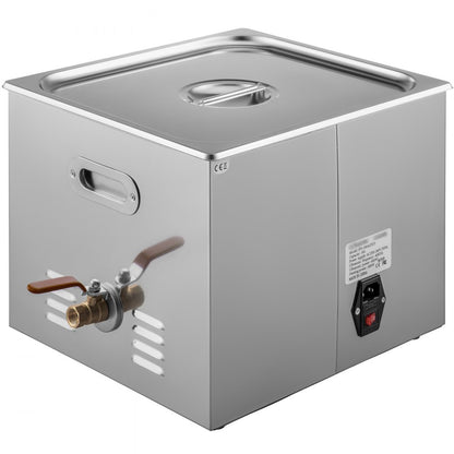 010799607111 - 15L Stainless Steel Ultrasonic Cleaner with Heating & Timer