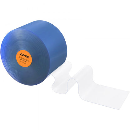 55V0 - Durable Clear PVC Strip Curtain for Insulation and Temperature Control