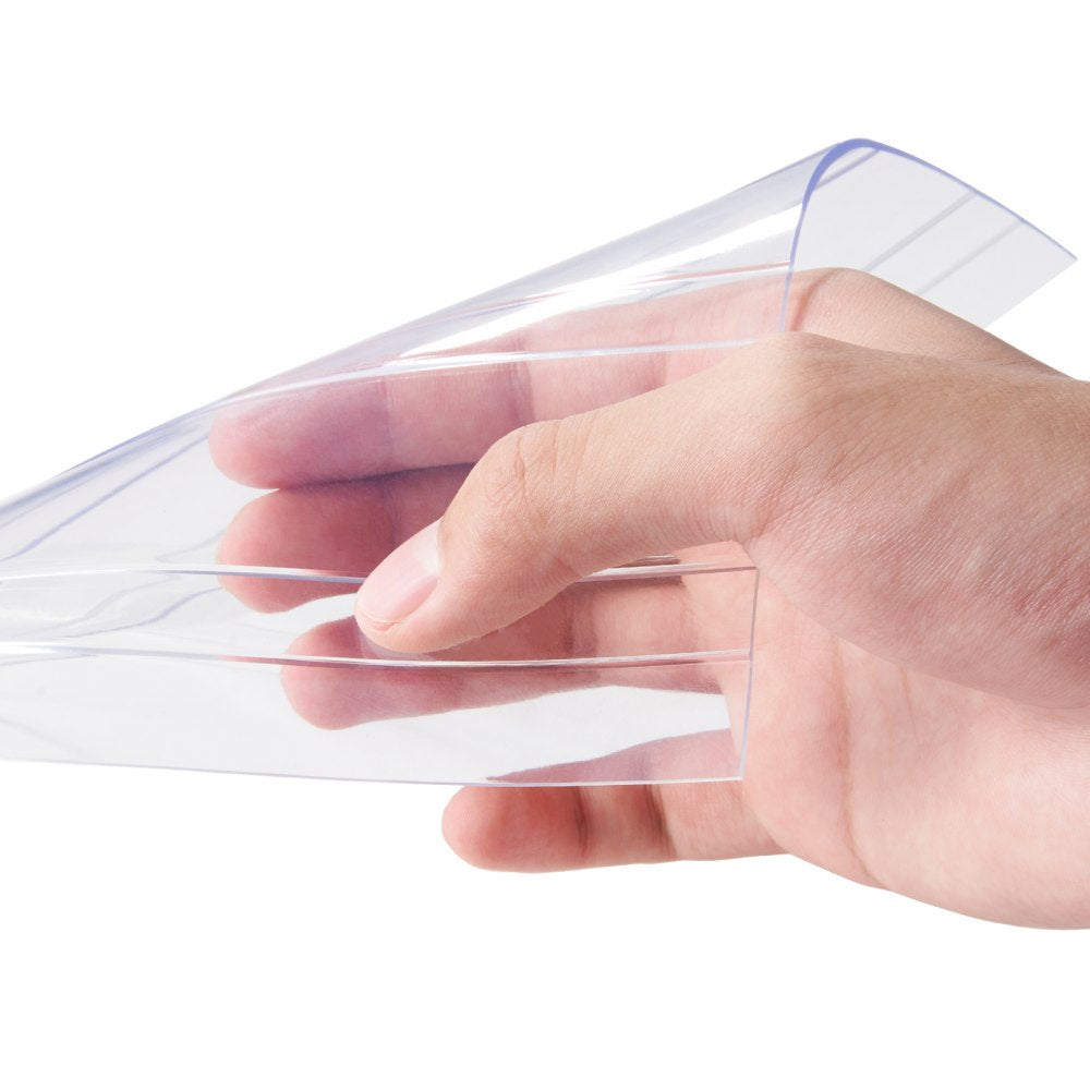 TTV0 - Durable Clear PVC Strip Curtain for Doorways, -4°F to 140°F