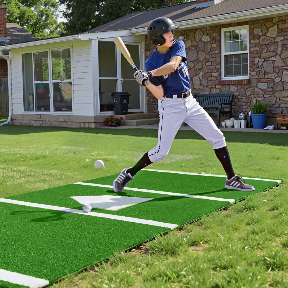 GPB1038 - 10' x 3.8' VEVOR Batting Mat for Baseball & Softball Training