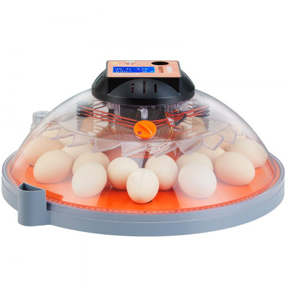 N-24 - Smart 24-Egg Incubator with Automatic Turning and Dual Power Supply