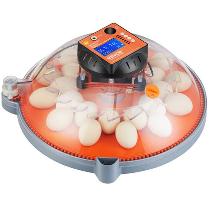 N-24 - Smart 24-Egg Incubator with Automatic Turning and Dual Power Supply