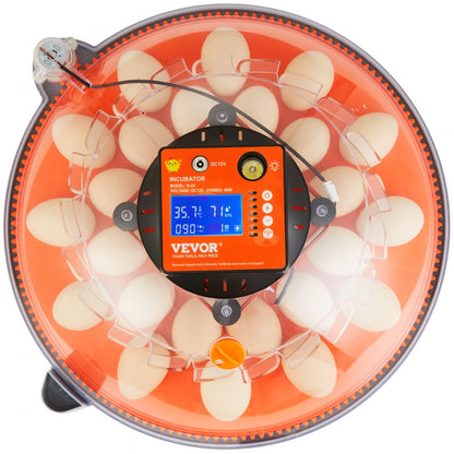 N-24 - Smart 24-Egg Incubator with Automatic Turning and Dual Power Supply