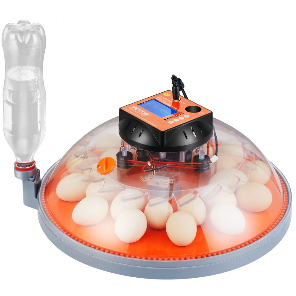 N-24 - Smart 24-Egg Incubator with Automatic Turning and Dual Power Supply