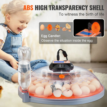 N-48 - 48 Egg Auto Turner Incubator with Dual Power & Humidity Control