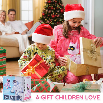 6602 - Interactive RC Robot Cat Toy with LED Lights & Touch Control