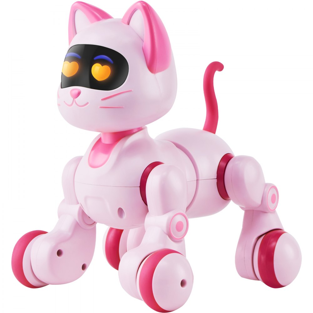 6602 - Interactive RC Robot Cat Toy with LED Lights & Touch Control