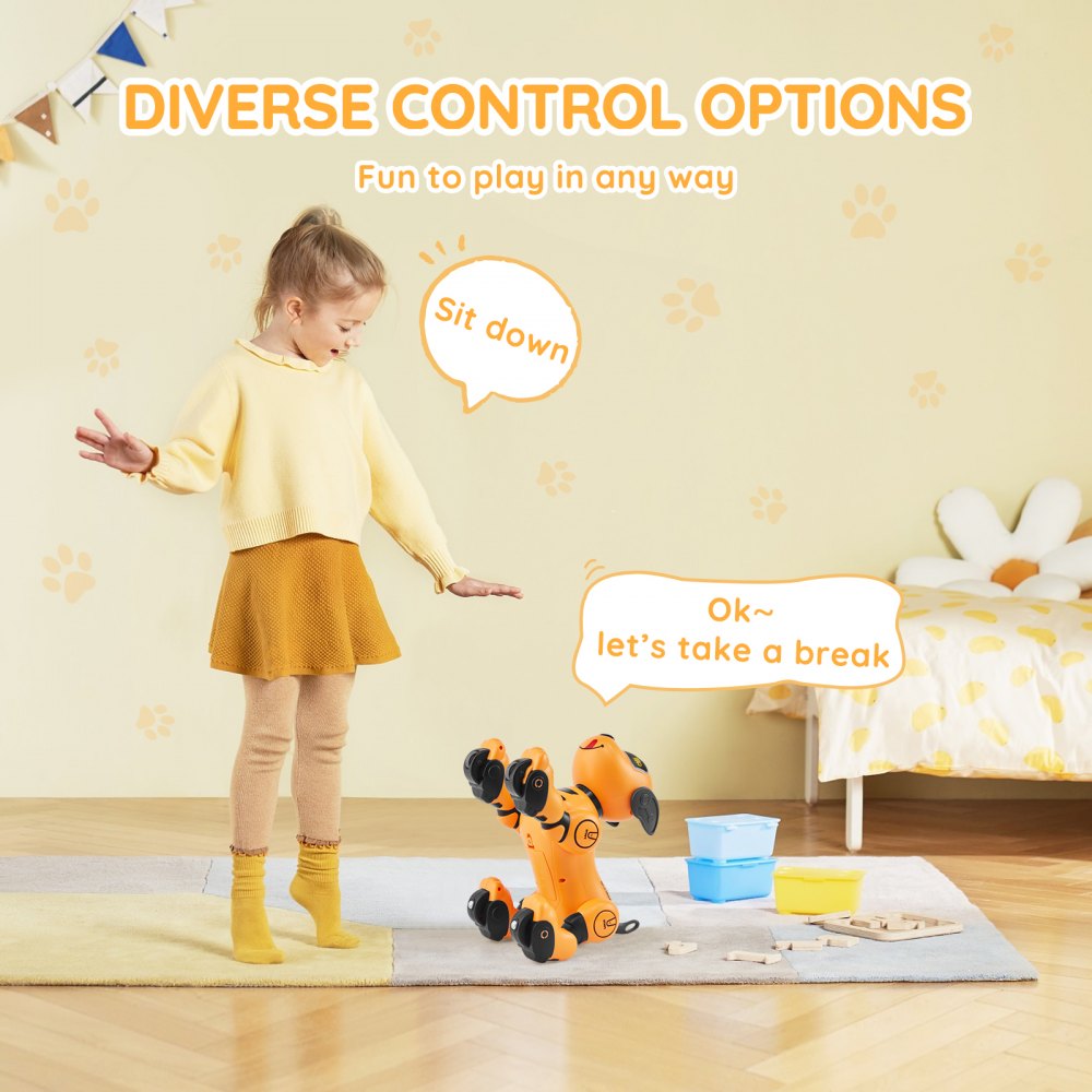 BG1536 - Interactive RC Robot Dog with LED Lights for Kids