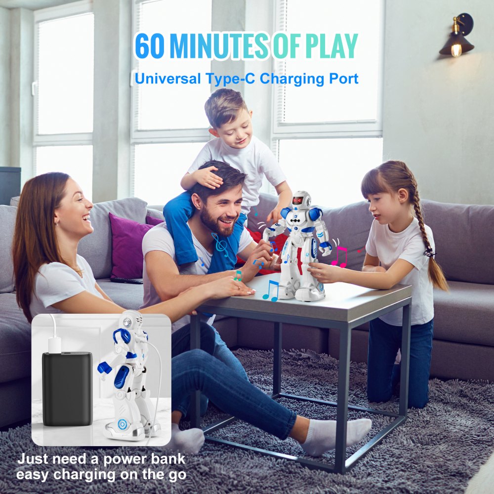 6088 - Interactive RC Robot Toy with USB Recharge for Kids