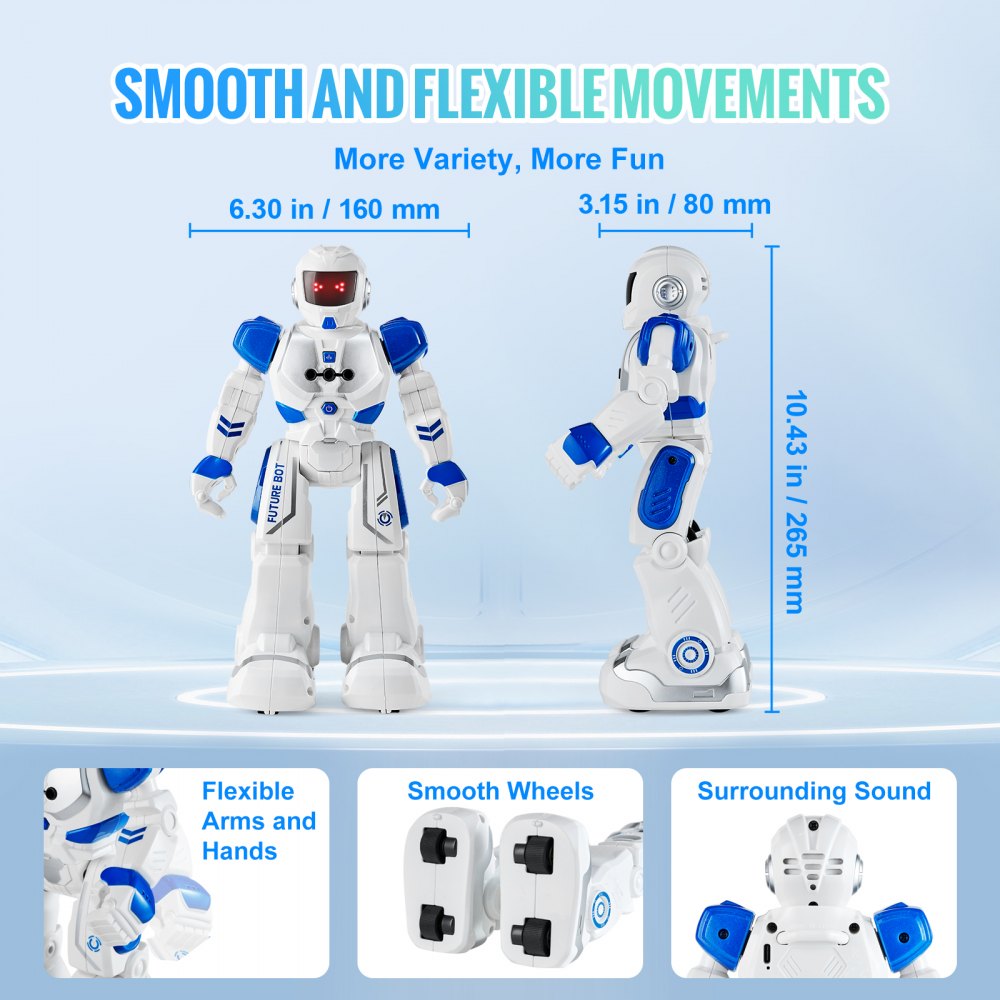 6088 - Interactive RC Robot Toy with USB Recharge for Kids
