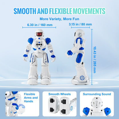 6088 - Interactive RC Robot Toy with USB Recharge for Kids