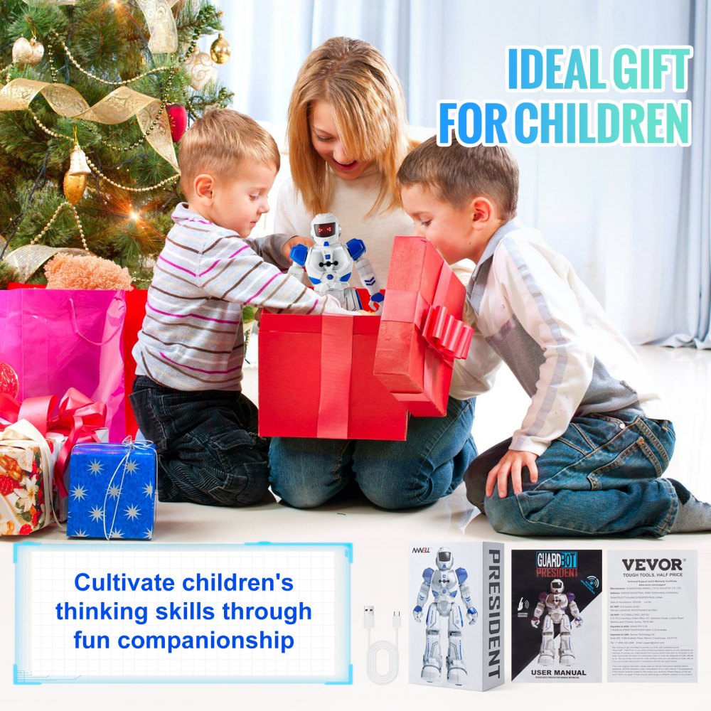 6088 - Interactive RC Robot Toy with USB Recharge for Kids