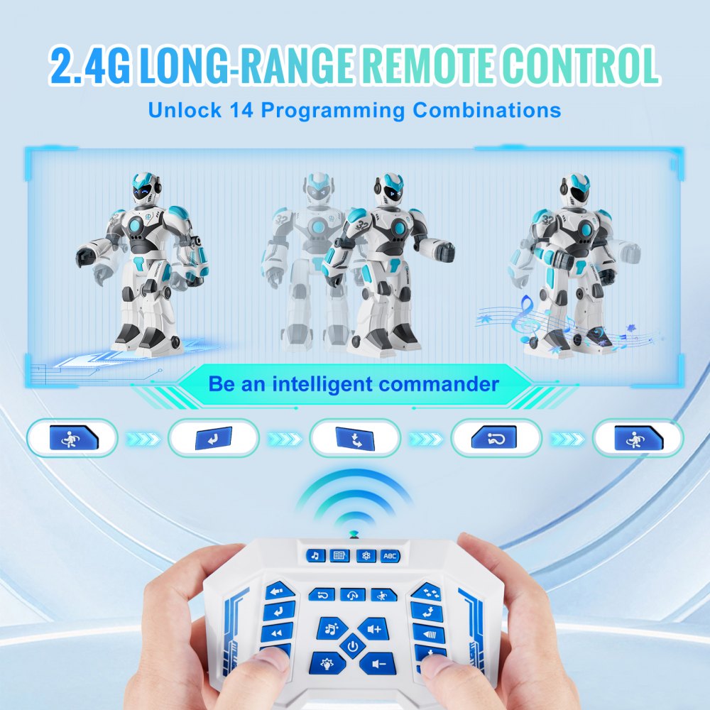 BG1532 - Voice-Controlled Robot Toy with 40-Minute Playtime