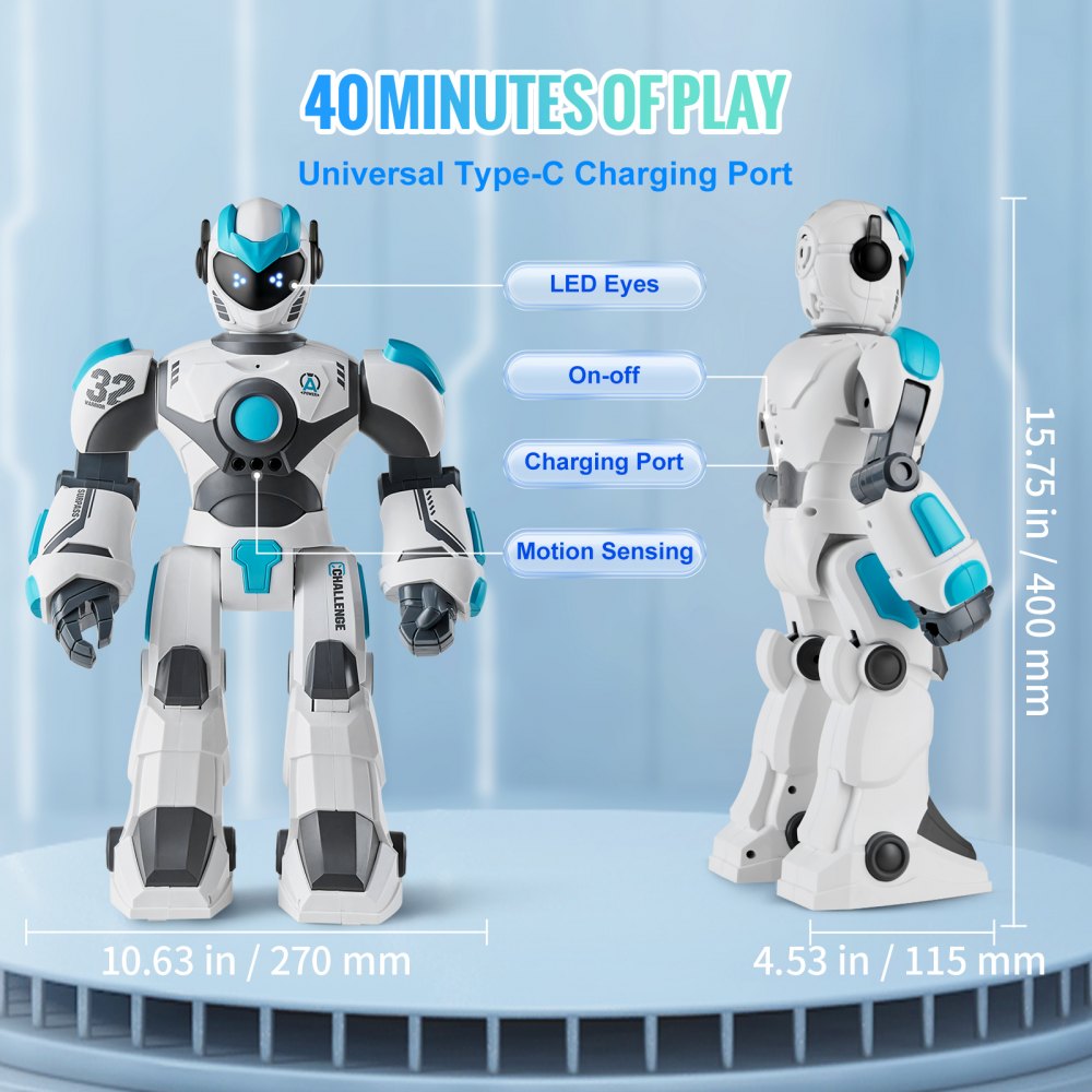 BG1532 - Voice-Controlled Robot Toy with 40-Minute Playtime