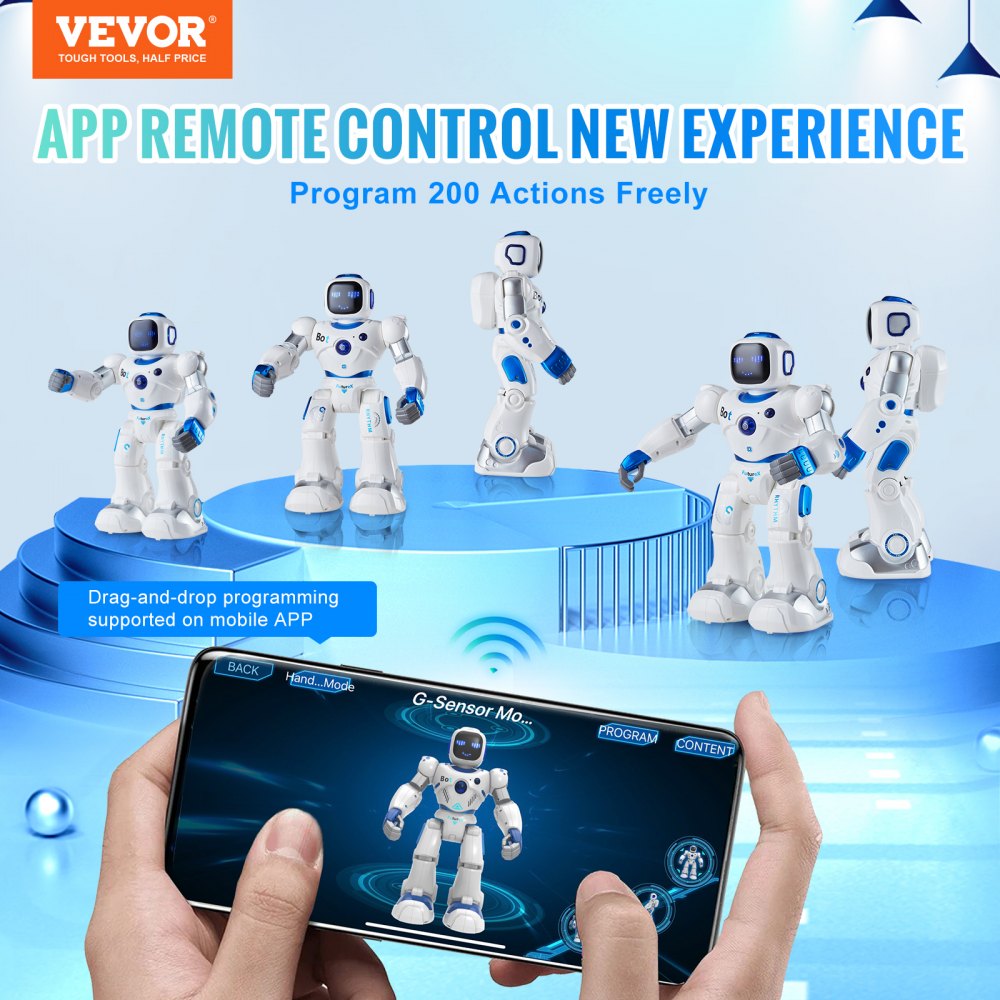 1088 - Interactive RC Robot Toy for Kids with USB Charging