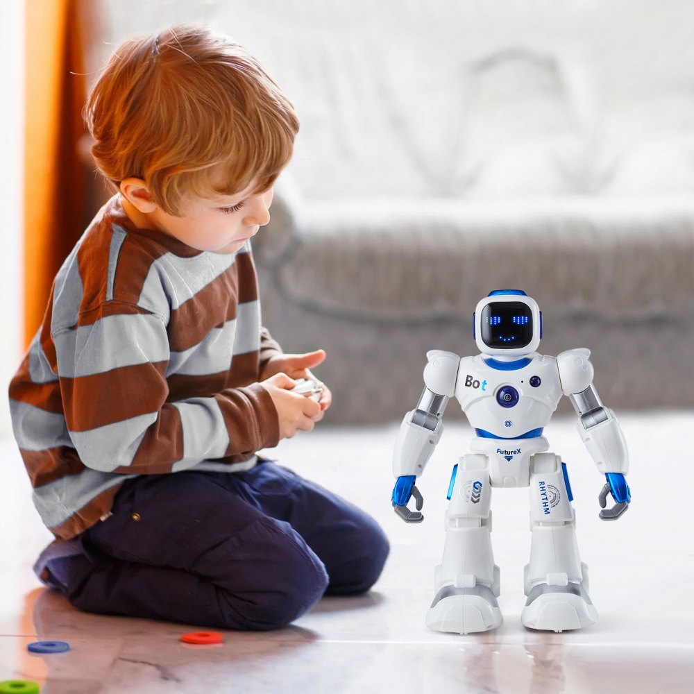 1088 - Interactive RC Robot Toy for Kids with USB Charging