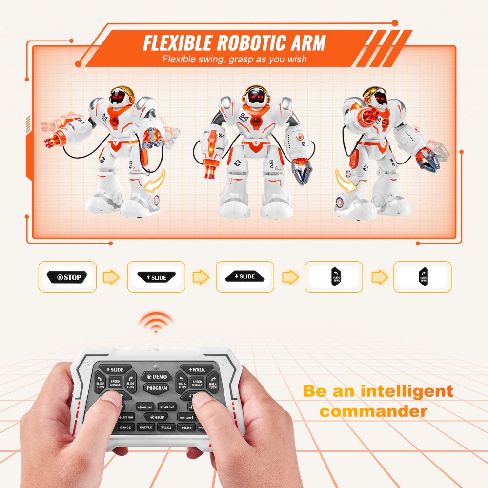 5099 - Interactive RC Battle Robot Toy with 3 Modes and 24 Expressions