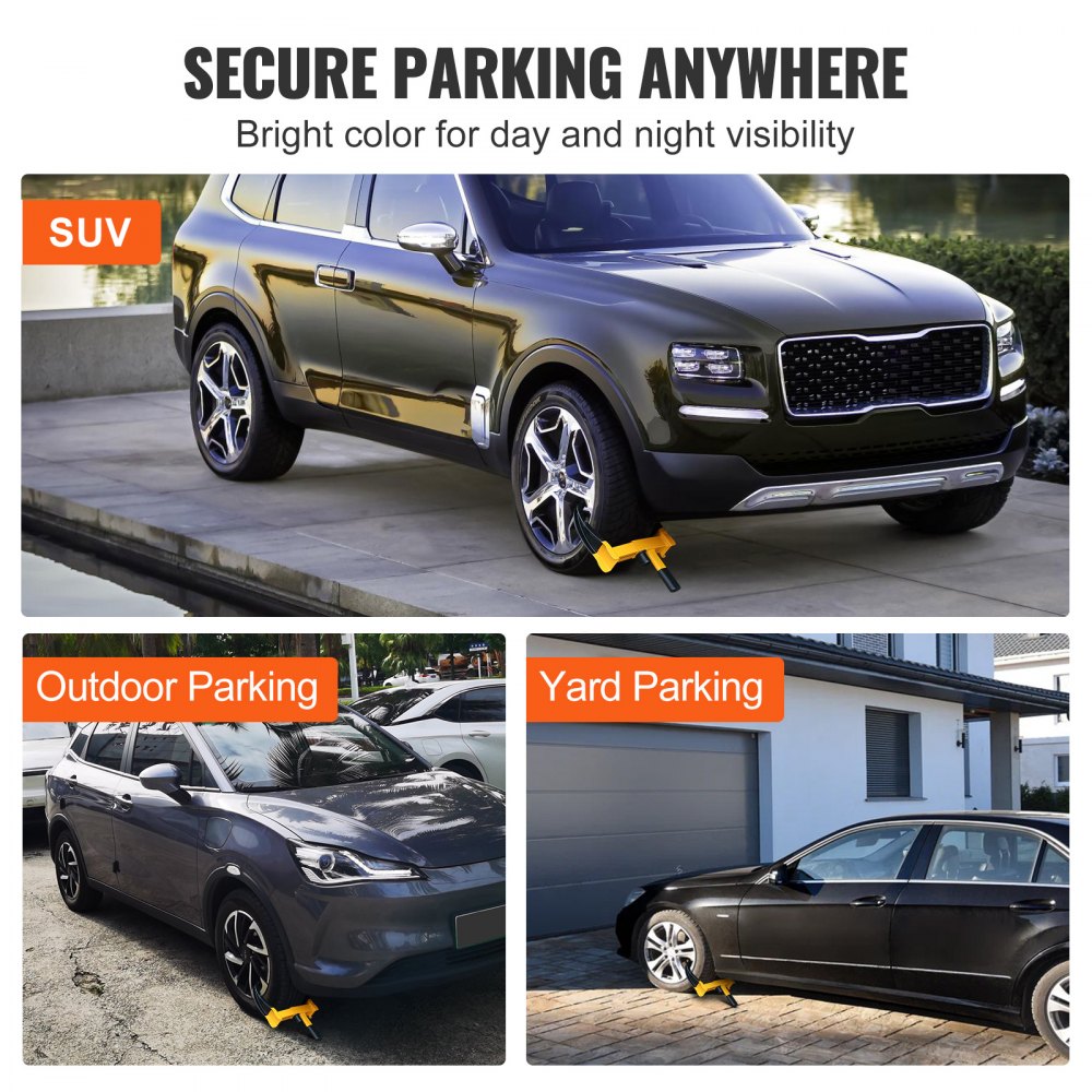 6994B - Adjustable Wheel Lock with PVC Cushion for Vehicle Security