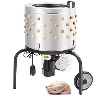 TM-50 - 20-Inch Stainless Steel Chicken Plucker Machine with 500W Power