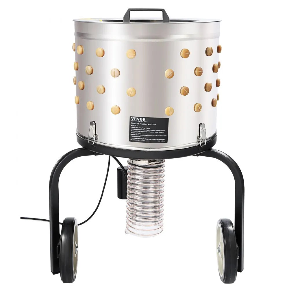 TM-50 - 20-Inch Stainless Steel Chicken Plucker Machine with 500W Power