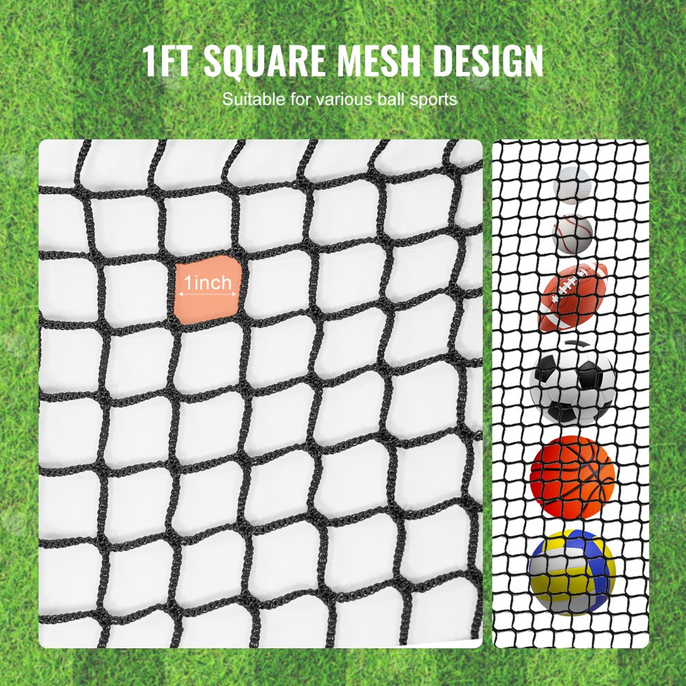 PDYGF004 - 10x10ft Durable Golf Practice Net for Indoor & Outdoor Use