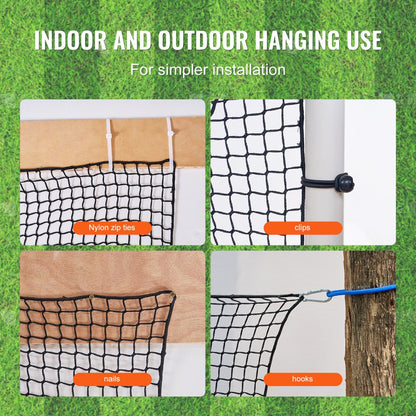 PDYGF004 - 10x10ft Durable Golf Practice Net for Indoor & Outdoor Use