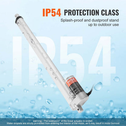 OK648-1500N - 12V 18" Linear Actuator, 330lbs Precision Control