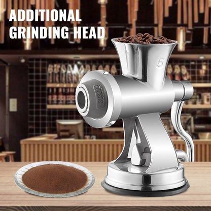 010146337947 - Durable 304 Stainless Steel Manual Meat Grinder for Home Use