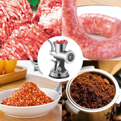 010146337947 - Durable 304 Stainless Steel Manual Meat Grinder for Home Use
