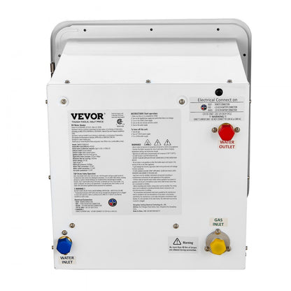 TMRVQ-05010165 - Tankless Propane RV Water Heater with LED Display & Safety Features