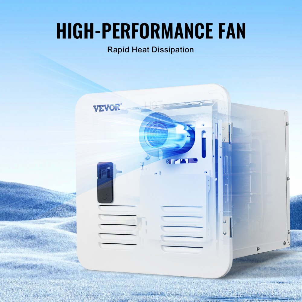 TM-RV03-2 - Powerful 55000 BTU Tankless RV Water Heater with LED Display