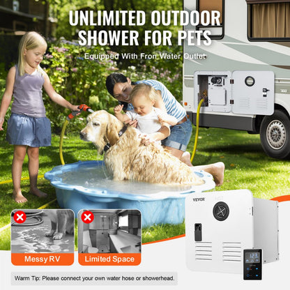TMRVQ-05010242 - 15x15 in Tankless RV Water Heater with LED Display