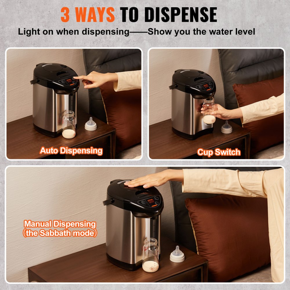 EKA-3.2ED - 3L VEVOR Instant Hot Water Dispenser with Multiple Temperature Settings