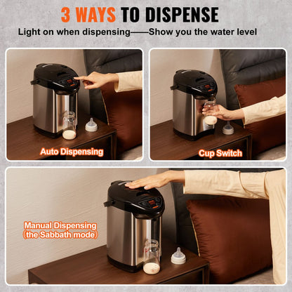 EKA-3.2ED - 3L VEVOR Instant Hot Water Dispenser with Multiple Temperature Settings