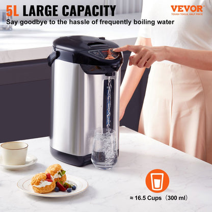 EKA-5.0ED - VEVOR 304 Stainless Steel Water Dispenser with 4 Temp Settings