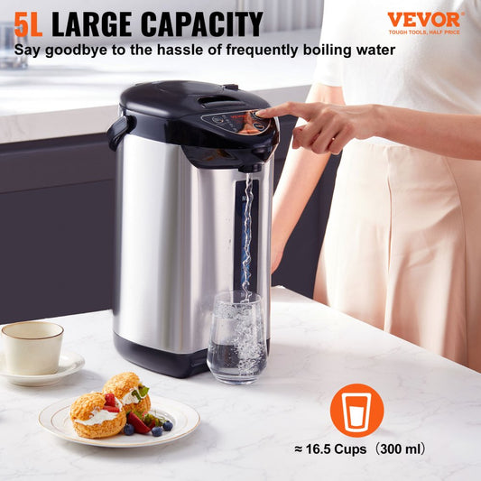 EKA-5.0ED - VEVOR 304 Stainless Steel Water Dispenser with 4 Temp Settings