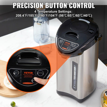 EKA-5.0ED - VEVOR 304 Stainless Steel Water Dispenser with 4 Temp Settings