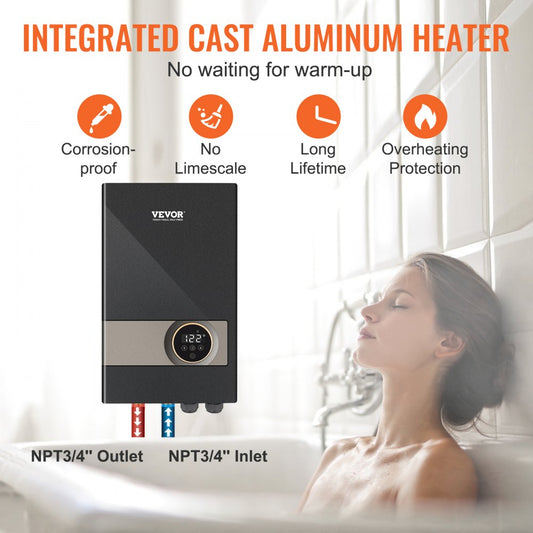 JN18 - 18kW VEVOR Instant Hot Water Heater for High Demand