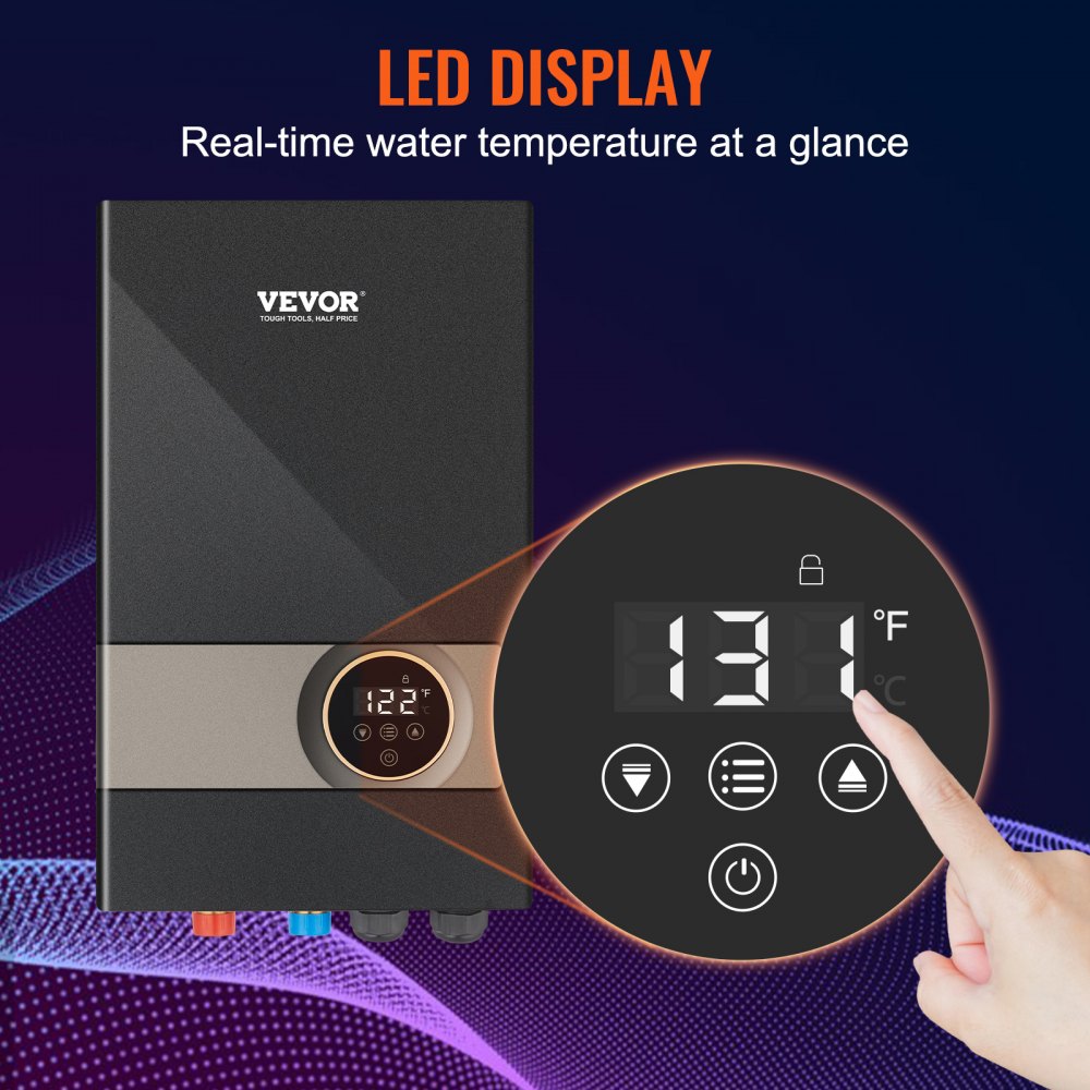 JN18 - 18kW VEVOR Instant Hot Water Heater for High Demand