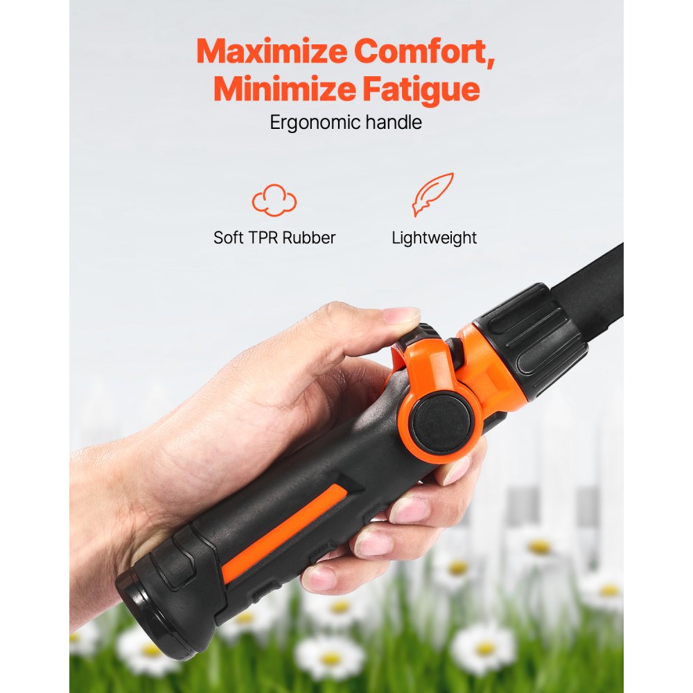 GW96902-36" - 36'' Heavy Duty Metal Garden Hose Wand with 8 Spray Patterns