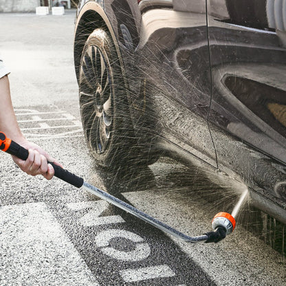 GW96902-36" - 36'' Heavy Duty Metal Garden Hose Wand with 8 Spray Patterns