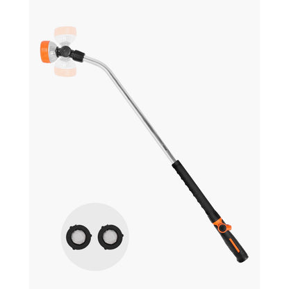 GW96902-36" - 36'' Heavy Duty Metal Garden Hose Wand with 8 Spray Patterns