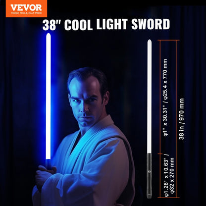 TSK-E08 - 38" Light Sword with 4 Sounds & 12 RGB Effects