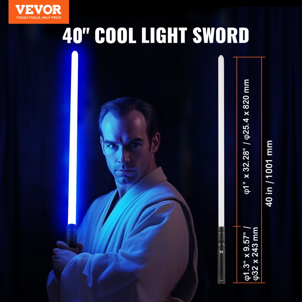 TSK-E06 - 40" Aluminum Light Sword with 16 Sound Effects and RGB Lights