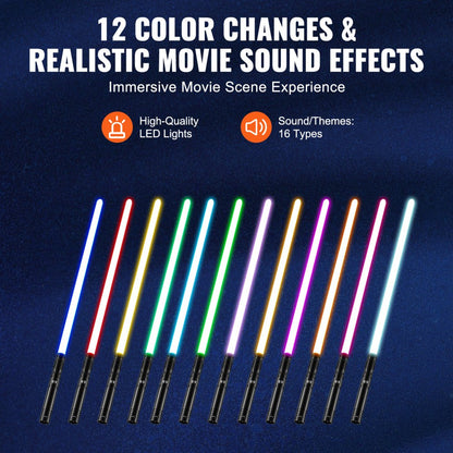 TSK-E06 - 40" Aluminum Light Sword with 16 Sound Effects and RGB Lights