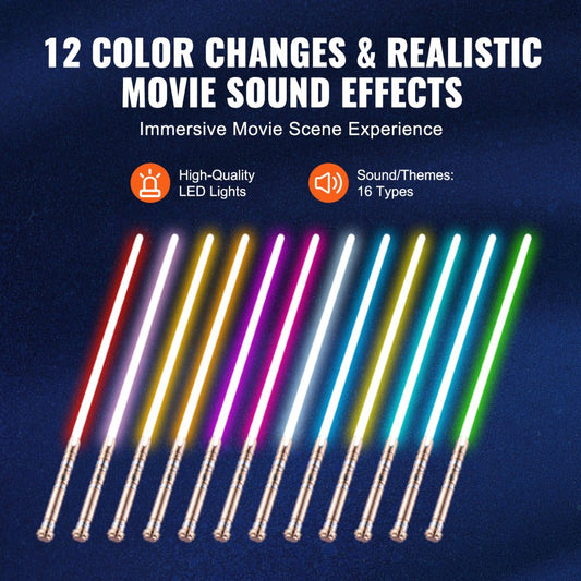 TSK-E05 - 41" Rechargeable Light Sword with 12 RGB Effects